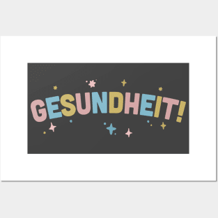 Gesundheit / Funny Type Design Posters and Art